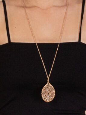 Beaded Pendant Necklace